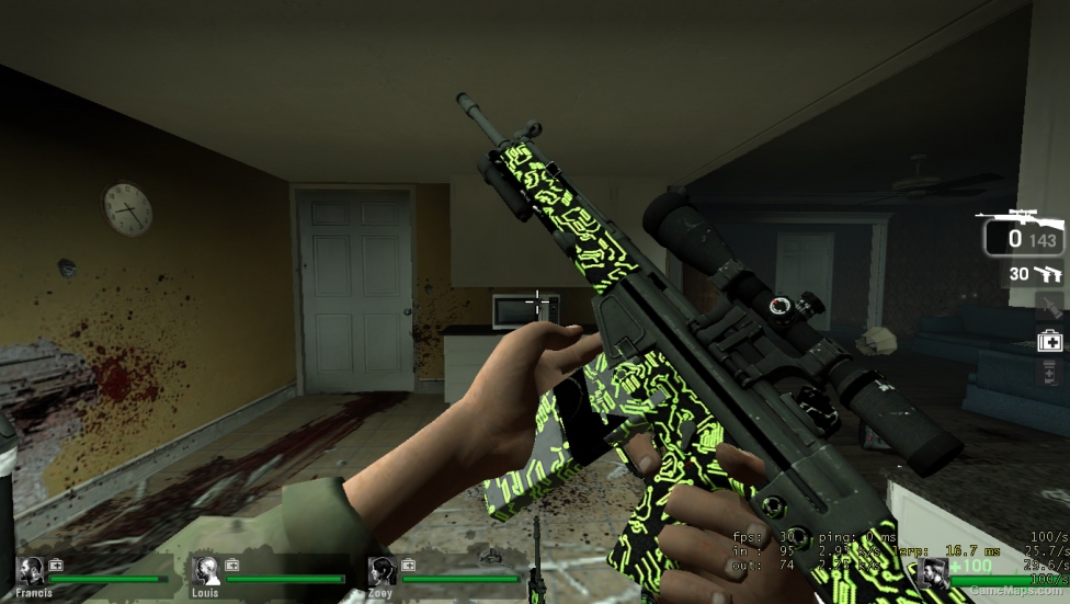 Sniper TRON GREEN
