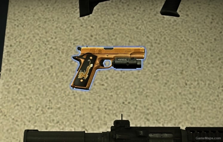 SPRINGFIELD 1911 CUSTOM GOLD PISTOL