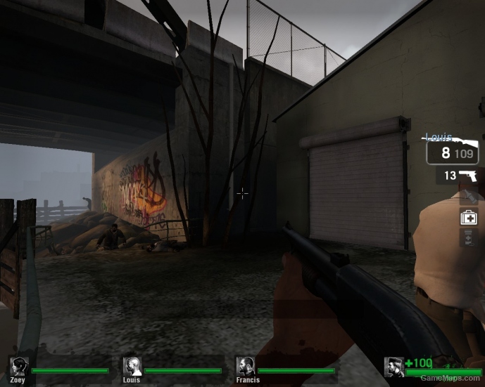 Steam y no steam Mod arboles sin hojas Left 4 dead