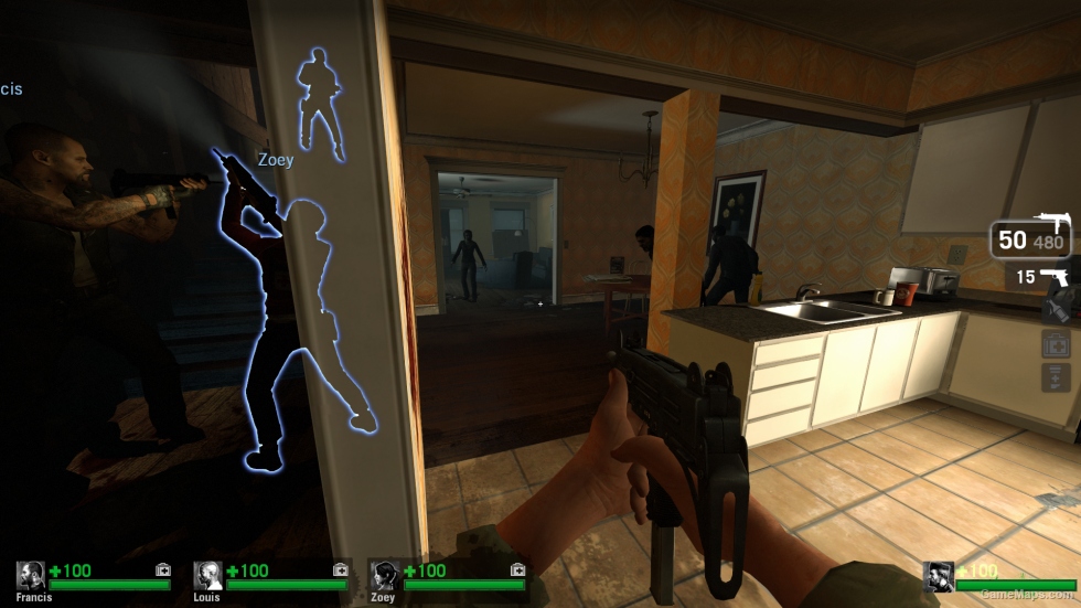 Super small white crosshair