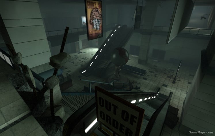 The Grave Outdoors - The centre of the mall from map 2. The Grave Outdoors