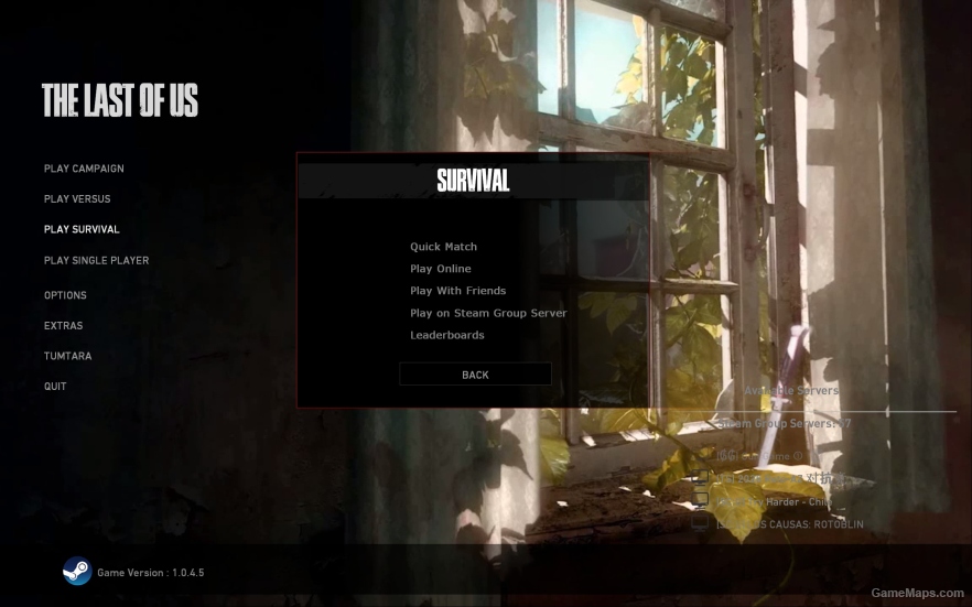 The Last Of Us Menu Background 2