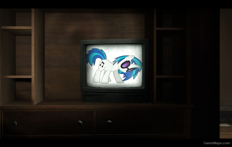 Vinyl Scratch on TV (L4D1)