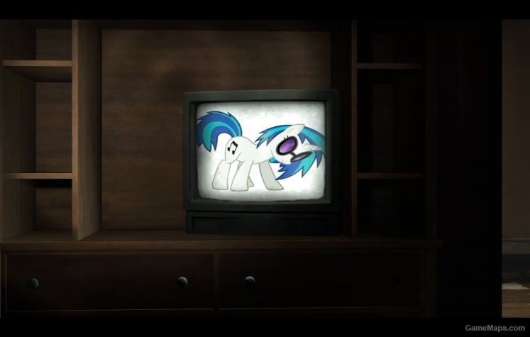 Vinyl Scratch on TV (L4D1)