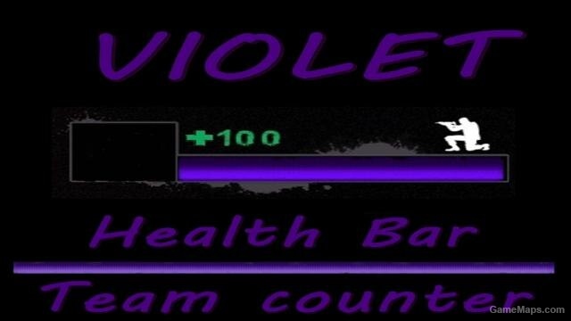 Violet bar and Health Counter
