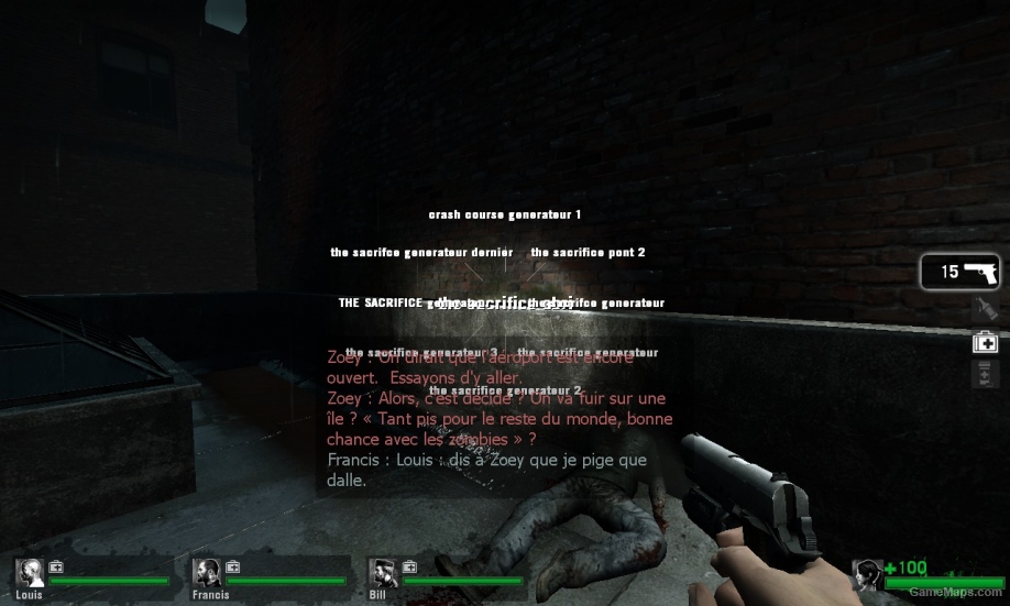 vocalizer Left 4 dead 1 complete pour Zoey