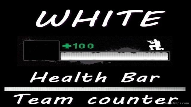 White bar and Health Counter