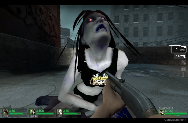 Witch with sweater guns and roses l4d1