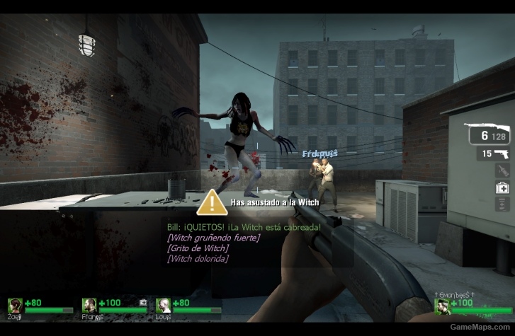 Witch with sweater guns and roses l4d1