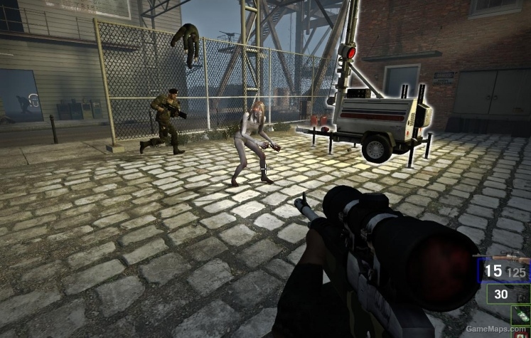 Woodland Camo Hunting Rifle L4D1