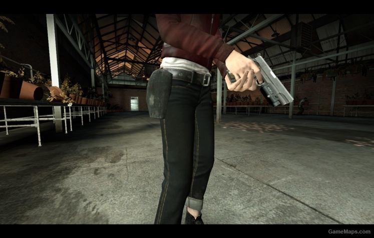 Zoey -- dark pants and red body