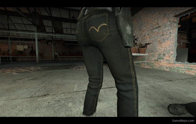 Zoey -- dark pants and red body