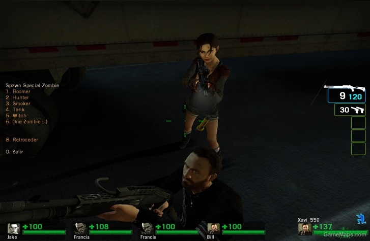 Zoey in Kat's outfit (L4D1) Fixed