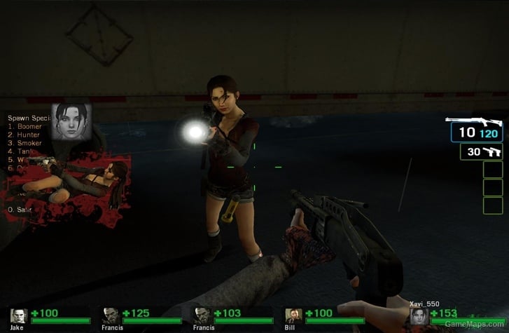 Zoey in Kat's outfit (L4D1) Fixed