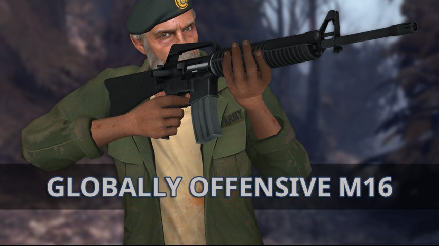 Globally Offensive M16 (Outdated/Trash)