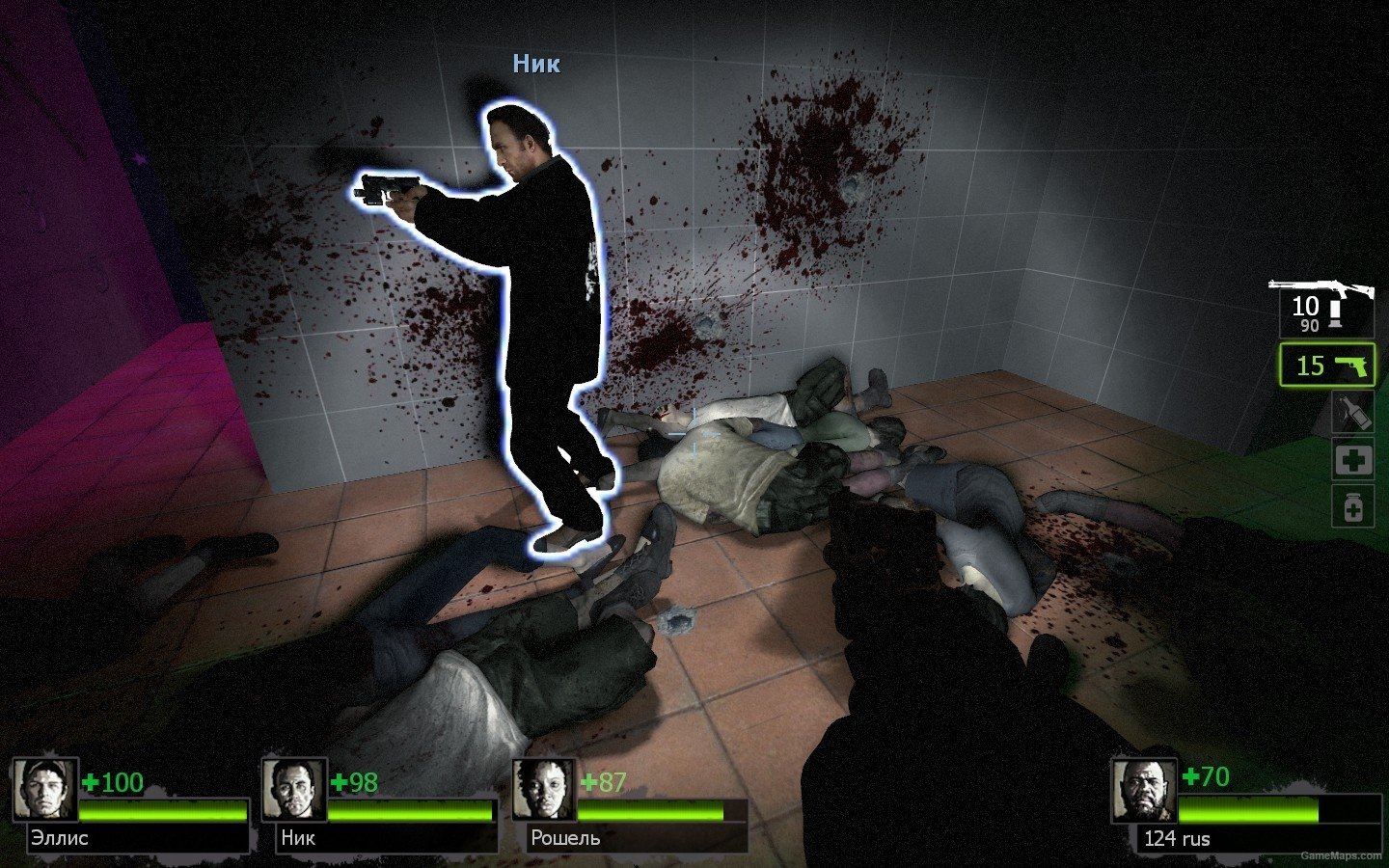 Left 4 dead 2 карта для тестов
