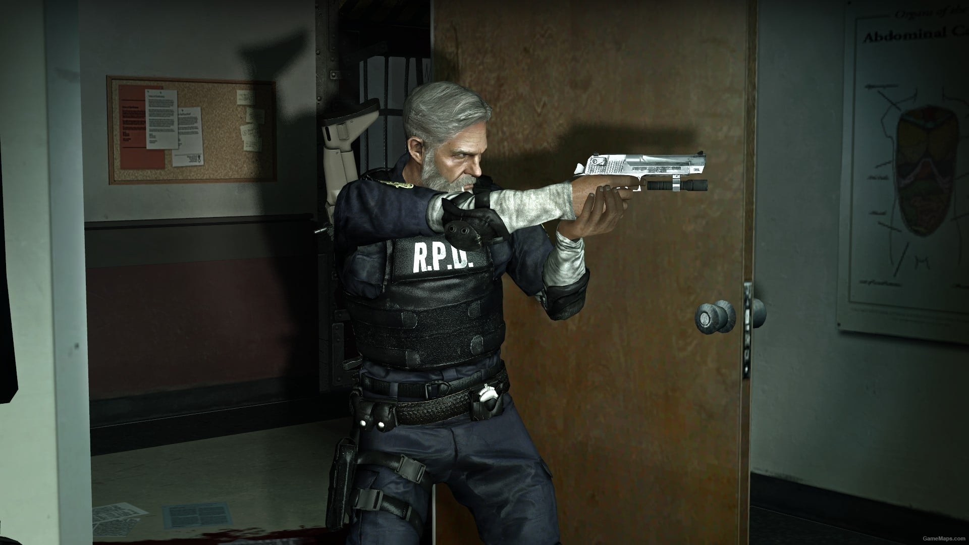 Re2 Rpd Riot Trooper Leon Bill Kennedy - Resident Evil 2 Remake RPD Suit (Left 4 Dead 2 ...