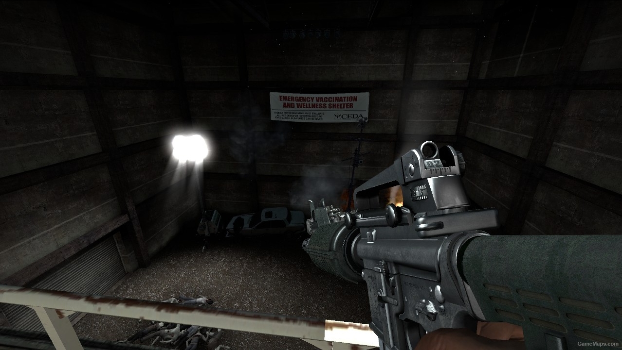 M4 Commando V2 (Left 4 Dead 2) - GameMaps