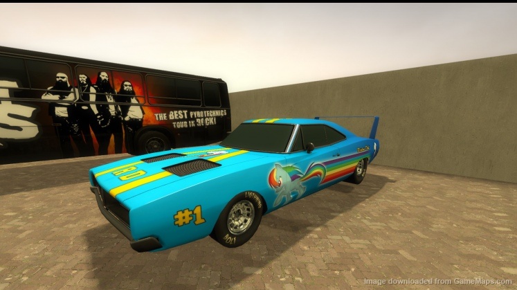 L4d2 Racer Rainbow Dash race car (Left 4 Dead 2) - GameMaps