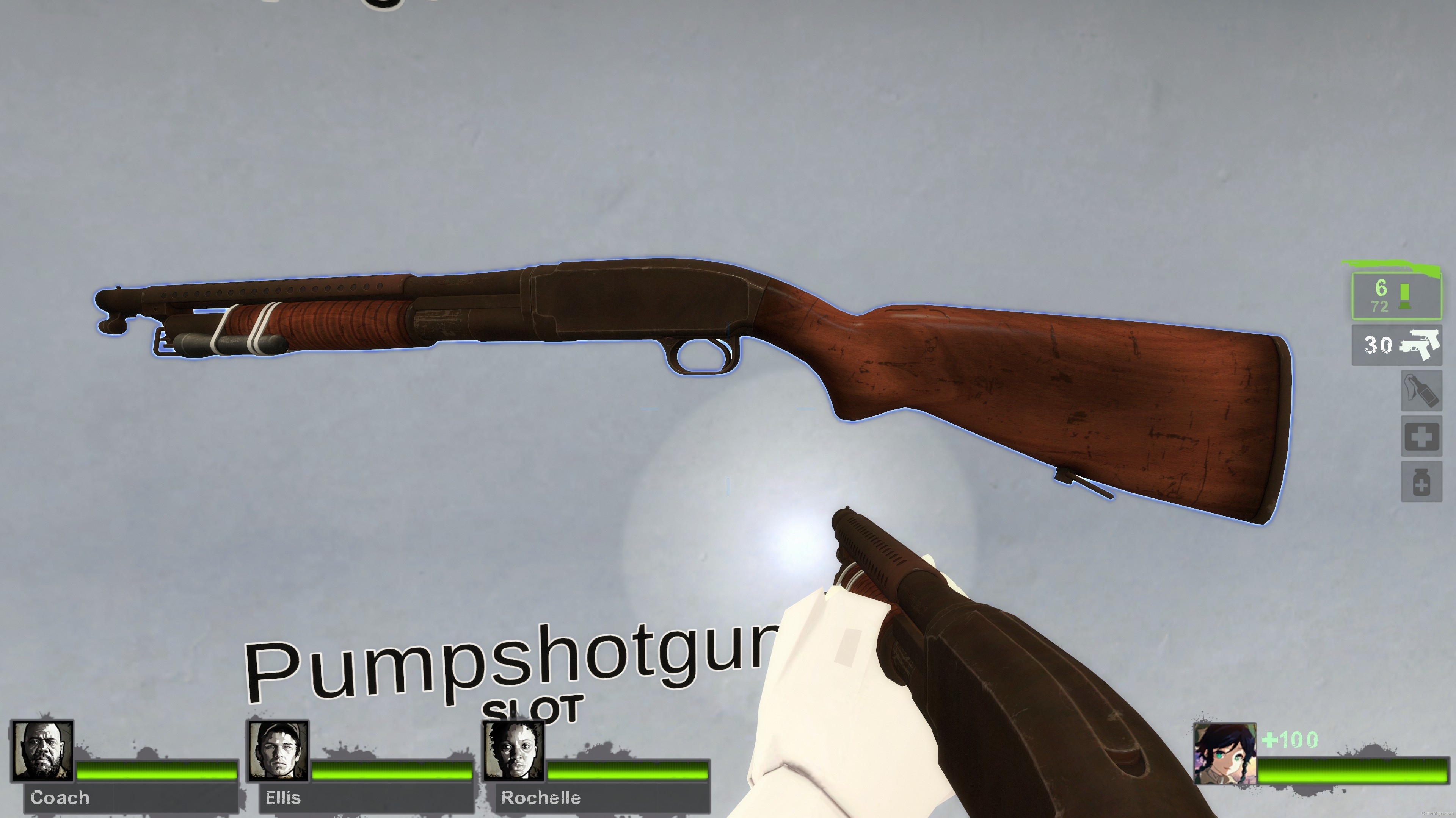 Winchester M1912 V2 (Wooden Shotgun) (Left 4 Dead 2) GameMaps