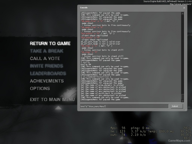 1 2 Client Menu Left 4 Dead 2 Left 4 Dead 2 Gamemaps