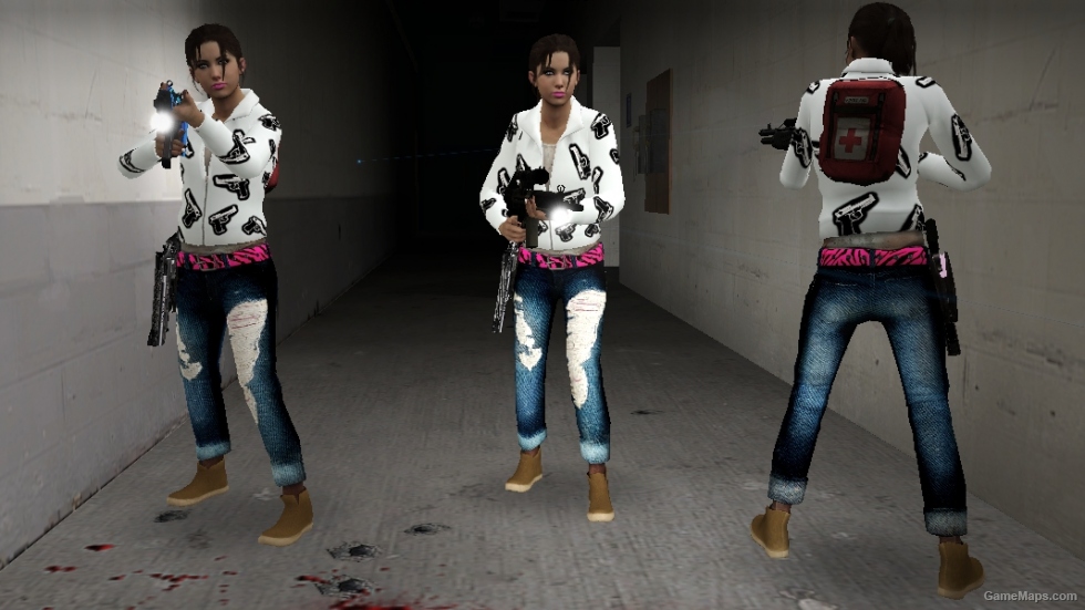 4 Zoey campaign for l4d2 skin Colour 1