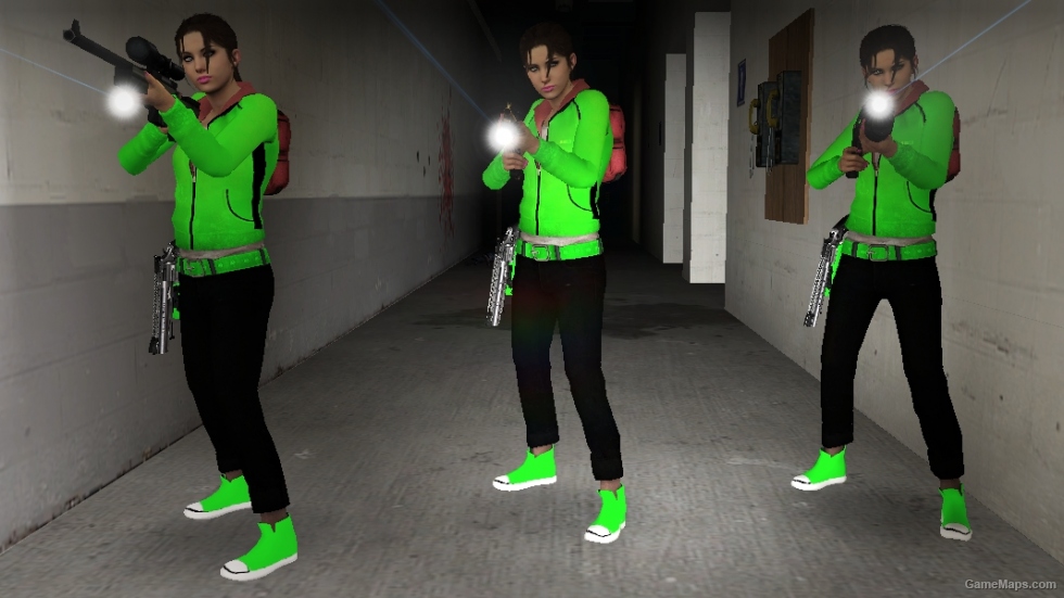 4 Zoey l4d2 campaign of green with black