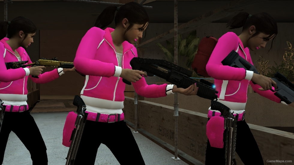 4 Zoey L4D2 Skin Colour 2