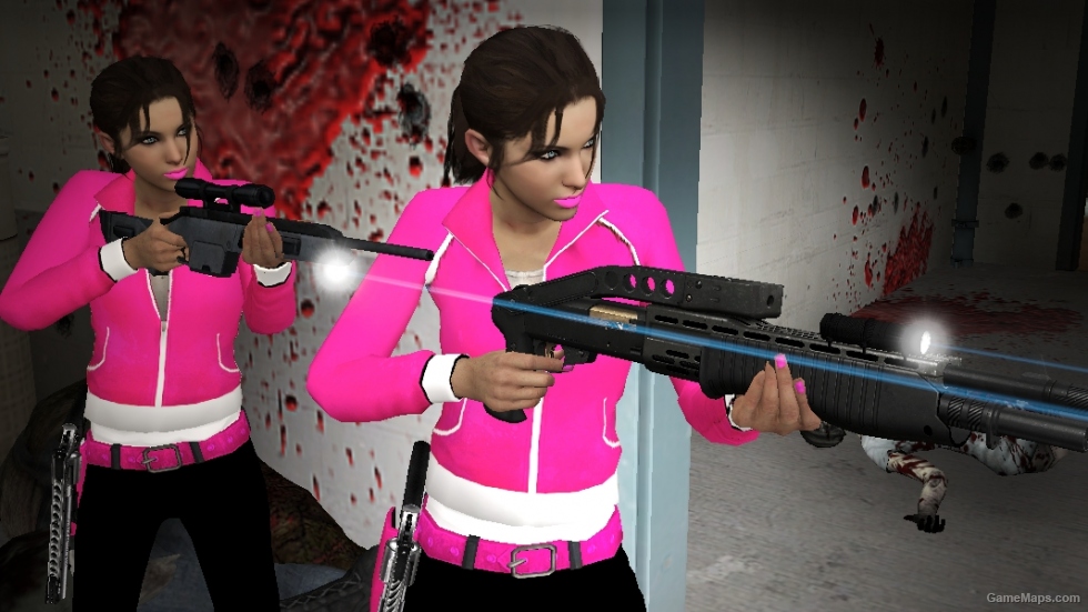 4 Zoey L4D2 Skin Colour 2