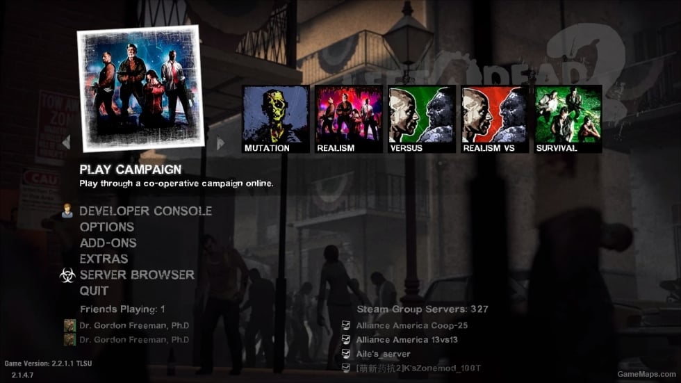 l4d1 4K HD style menu icons