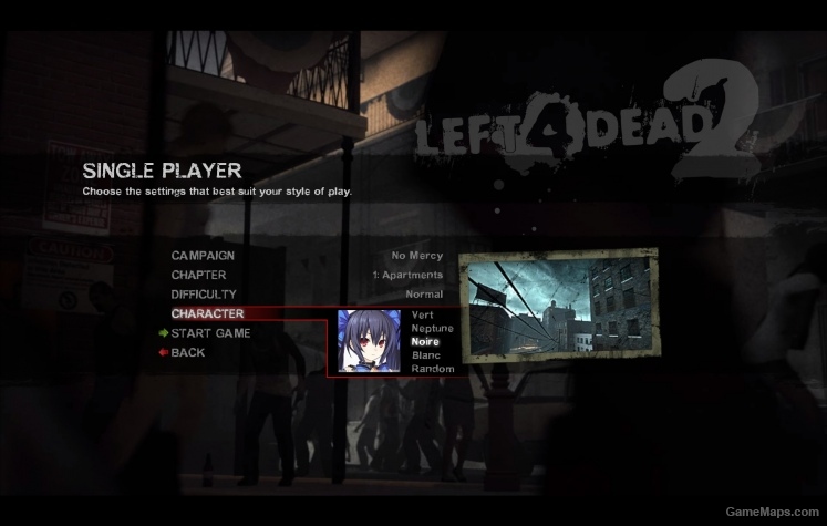 (4 pack L4D1 Survivors) Human goddesses