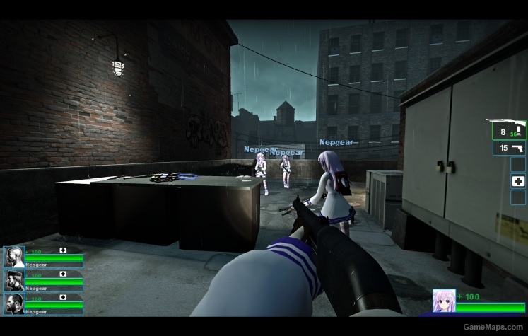 (4 pack L4D1 Survivors) Nepgear party