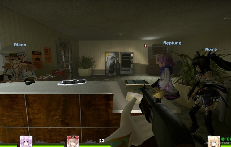 (4 pack L4D2 survivors) Neptunia Goddesses Human