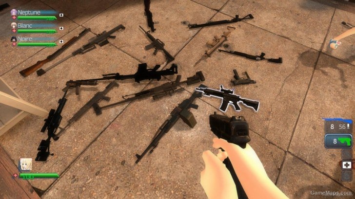 左4死者2の銃mod