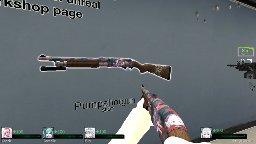 崩坏3三种布洛丽亚动态发光迷彩皮肤木喷 # bronya 3 kinds of dynamic glowing skin shotgun wood