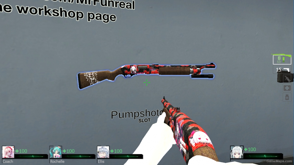 崩坏3三种布洛丽亚动态发光迷彩皮肤木喷 # bronya 3 kinds of dynamic glowing skin shotgun wood