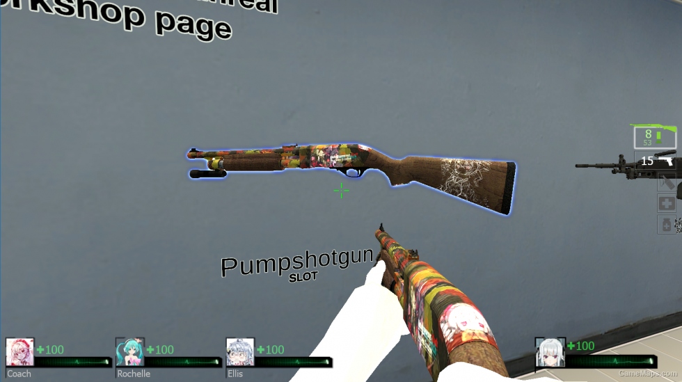 崩坏3三种布洛丽亚动态发光迷彩皮肤木喷 # bronya 3 kinds of dynamic glowing skin shotgun wood