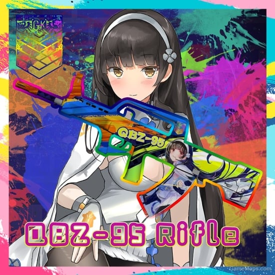 【少女前线】QBZ-95 Rifle (Girls' Frontline QBZ-95 Rifle) Replace Scar