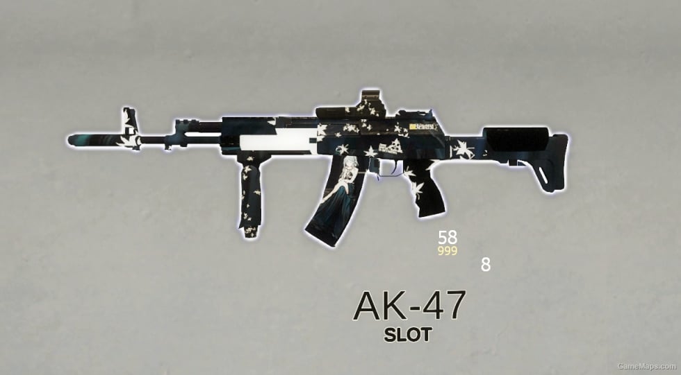 少女前线 AK12静寂苍蓝替换AK47/ (Girls' Frontline AK12）replace AK47