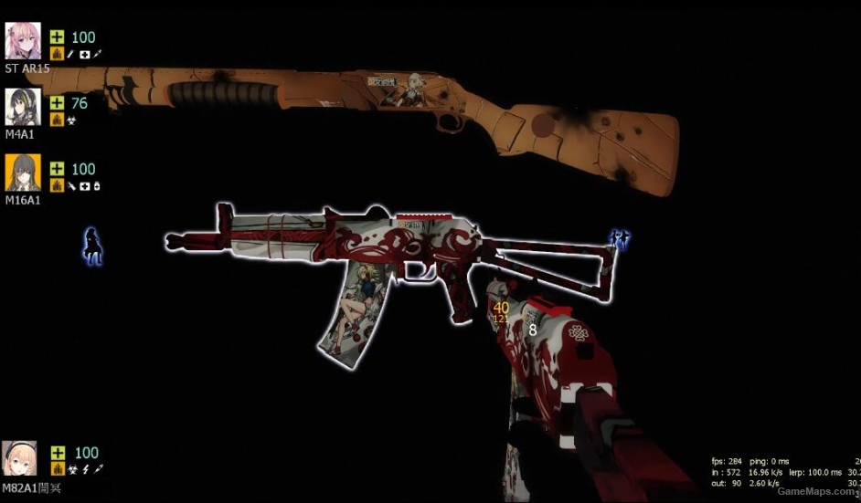 少女前线 AK74U君影草替换AK47(girls' Frontline AK74U) replace AK47