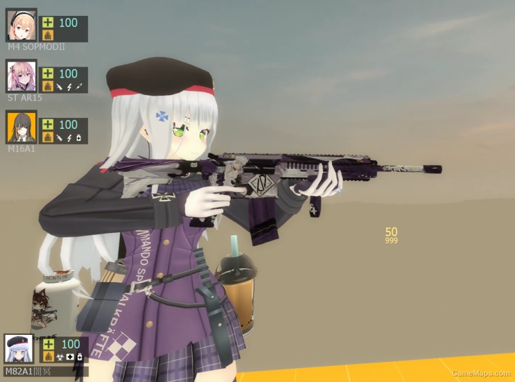 少女前线 HK416 星之茧 替换 M16A1 (Girls' Frontline HK416）replace M16A1