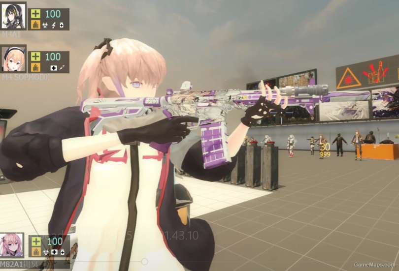 少女前线 ST AR15飘向花海的礼帽替换M16A1/ (Girls' Frontline ST AR15）replace M16A1