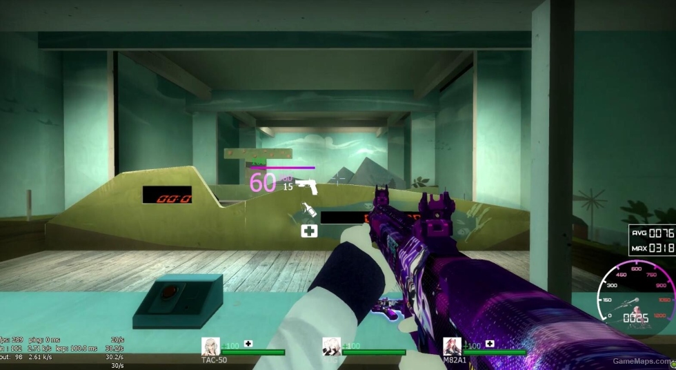 少女前线 x VA11-HallA 吉尔斯汀雷 替换 Scar (MW22 RM277 Jill Stingray replace Scar)