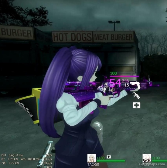 少女前线 x VA11-HallA 吉尔斯汀雷 替换 Scar (MW22 RM277 Jill Stingray replace Scar)