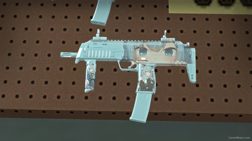 甘城猫猫mp7替换消音微冲/なつき mp7 replace silenced smg