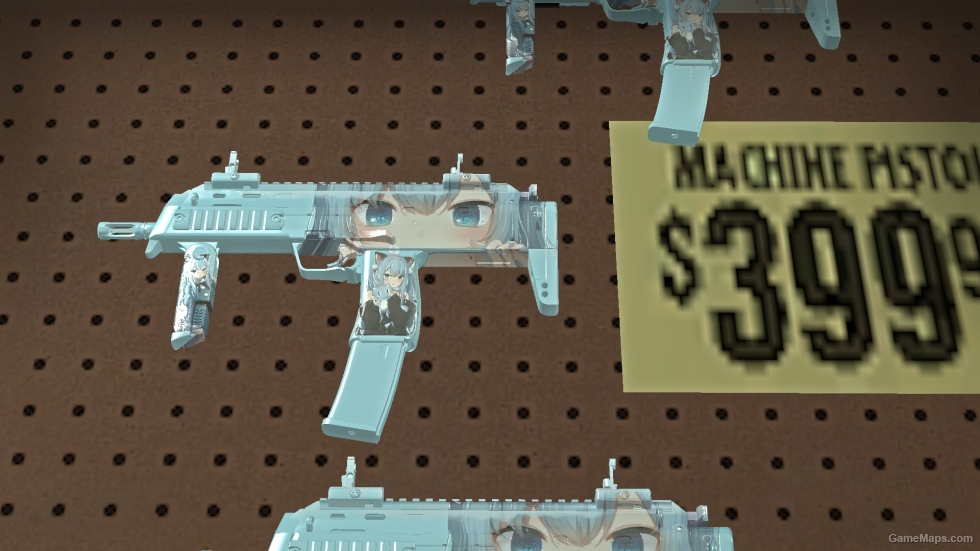 甘城猫猫mp7替换消音微冲/なつき mp7 replace silenced smg