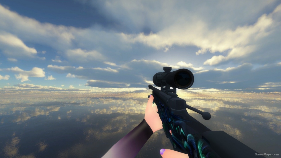 CS:GO AWP Medusa blue ver