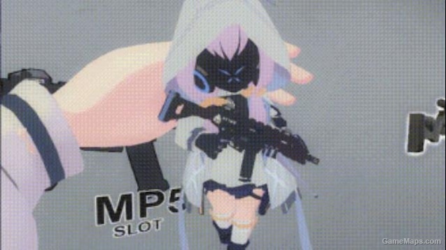 [Blue Archive] Atsuko as a gun replaces MP5