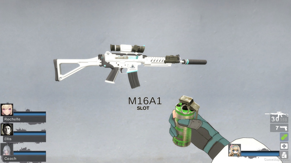 [Blue Archive] COD21 Black Ops 6 Krig C Type [Sunaookami Shiroko's Weapon] (M16A2)