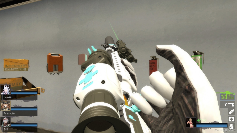[Blue Archive] COD21 Black Ops 6 Krig C Type [Sunaookami Shiroko's Weapon] [Replace Rifle SG552]